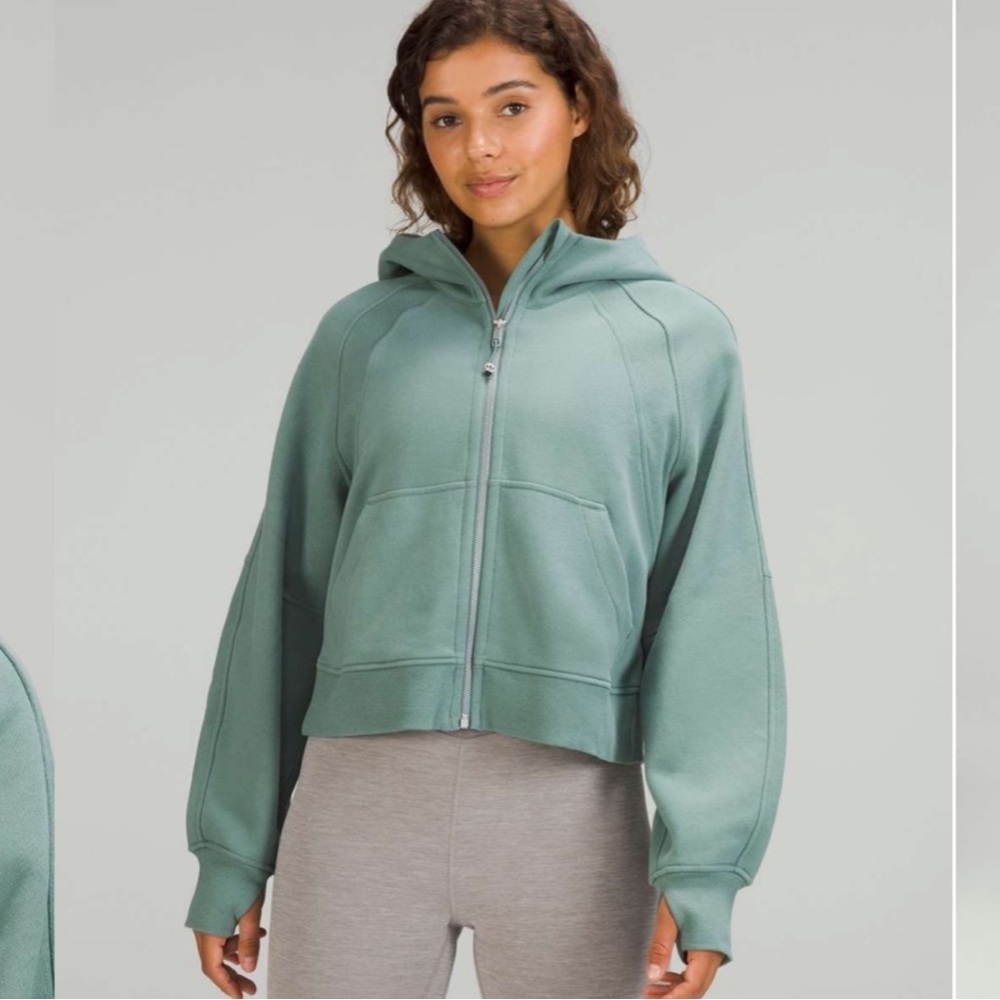 Lululemon Scuba Half Zip in Tidewater Teal